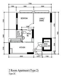 Blk 448B West Valley @ Bukit Batok (Bukit Batok), HDB 2 Rooms #615978241